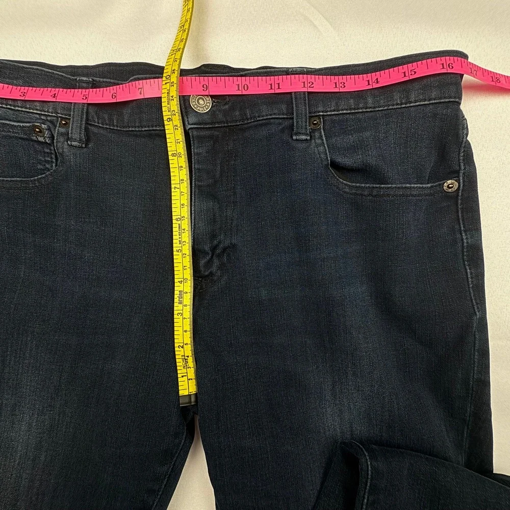 Lauren R.L. Tompkins Skinny Jeans Women Sz. 32 Dark Wash Designer Comfort Casual